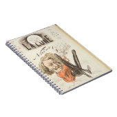 Nadarの(「La Lune」の1820-1910年の)とびらは、出版します ノートブック (右側)