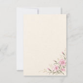 Nadeshiko Wedding RSVP Card (裏面)
