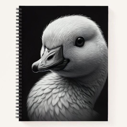 "Nadine the Goose" Art Spiral Notebook ノートブック (正面)