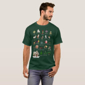 Nadolig クリスマス tシャツ (正面フル)