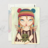 Nadya – フェアリーの女の子Ctulhu ポストカード (正面/裏面)