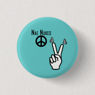 Naeはスコットランドの独立ピースサインPinbackを核攻撃します 缶バッジ