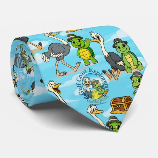 Nae Nae and Lulu Explorer Books Neck Tie ネクタイ (ロール)