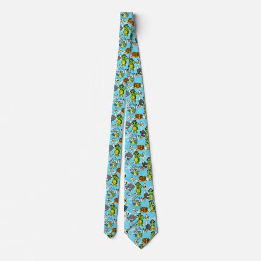 Nae Nae and Lulu Explorer Books Neck Tie ネクタイ (裏面)