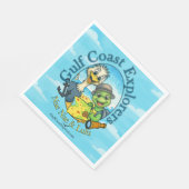 Nae Nae & Lulu Adventures Napkins スタンダードランチョンナプキン (角)