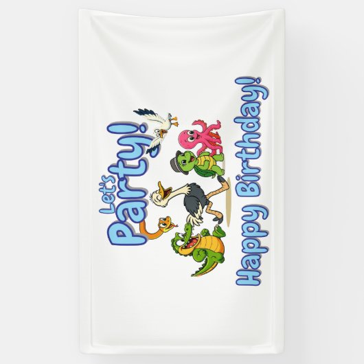 Nae Nae & Lulu Adventures Party Banner 横断幕 (縦)