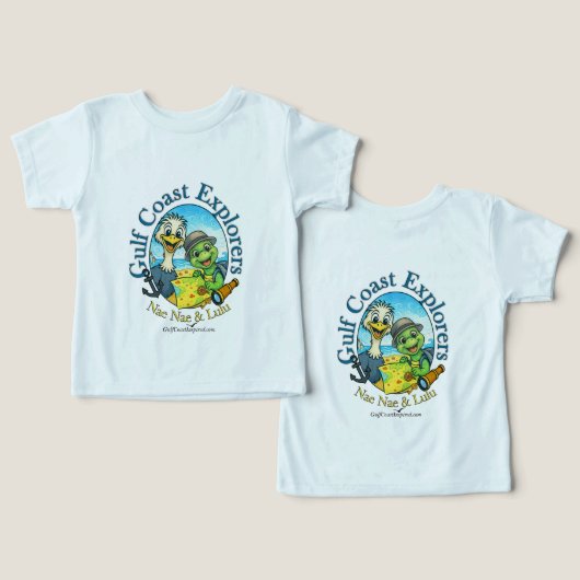Nae Nae & Lulu Adventures Toddler T-Shirt (デザイン正面&裏面)