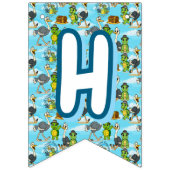 Nae Nae & Lulu BirthdayBbunting Banner バンティングフラッグ (第2の旗)