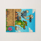 Nae Nae &nLulu Adventures Explore a Fort Puzzle ジグソーパズル (横)