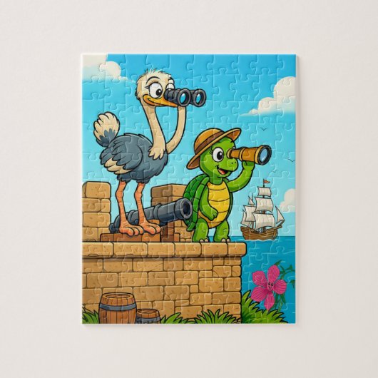 Nae Nae &nLulu Adventures Explore a Fort Puzzle ジグソーパズル (縦)