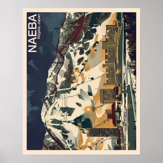 Naeba Niigata, Japan 1 - Art Print ポスター (正面)