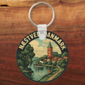Næstved Denmark Church キーホルダー (正面)