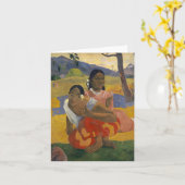 Nafea Faa Ipoipo?（いつ私と結婚するの？） カード (黄色い花)