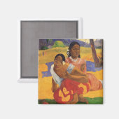 'Nafea Faa Ipoipo' - Paul Gauguin マグネット (正面/裏面)
