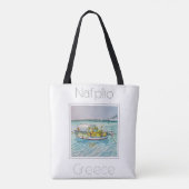 Nafplio Greeceの旅行ポスター トートバッグ (裏面)