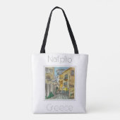Nafplio Greeceの旅行ポスター トートバッグ (裏面)