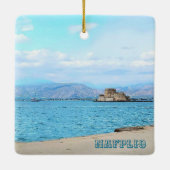 Nafplio Greece Souvenir Ornament セラミックオーナメント (裏面)
