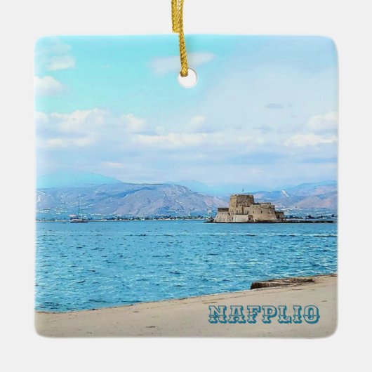 Nafplio Greece Souvenir Ornament セラミックオーナメント (正面)