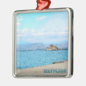 Nafplion Greece Souvenir Ornament メタルオーナメント (左)