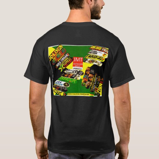 NAG BEG NO FRIEND Basic Dark Tシャツ (裏面)