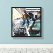 Naga Exploring World TravelファンタジーCanvas Print キャンバスプリント (インサイチュ (ウッドフロア))