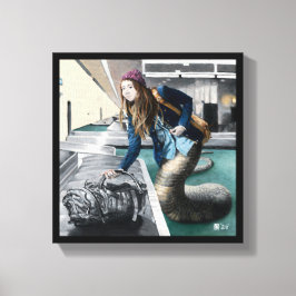 Naga Exploring World TravelファンタジーCanvas Print キャンバスプリント