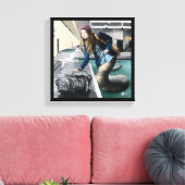 Naga Exploring World TravelファンタジーCanvas Print キャンバスプリント (インサイチュ (リビング))