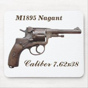 Nagantリボルバーm1895ソビエトロシアのな第2次世界大戦のマウスパッド マウスパッド