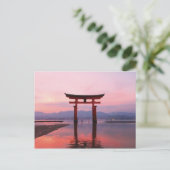 "Nagao Shrine in Kumamoto"（永尾神社・熊本）日本 ポストカード (スタンド正面)