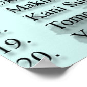 Nage Teリスト ポスター (角)