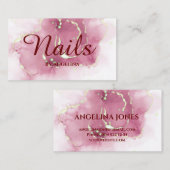 Nagel eleganten Typographie Visitenkarte 名刺 (正面/裏面)