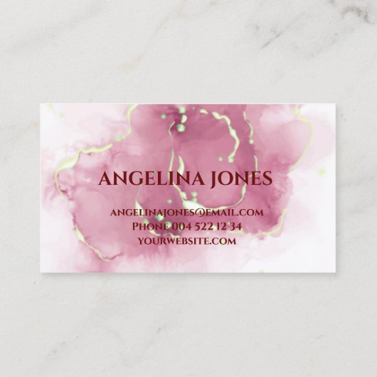 Nagel eleganten Typographie Visitenkarte 名刺 (裏面)