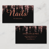 Nagel eleganten Typographie Visitenkarte 名刺 (正面/裏面)