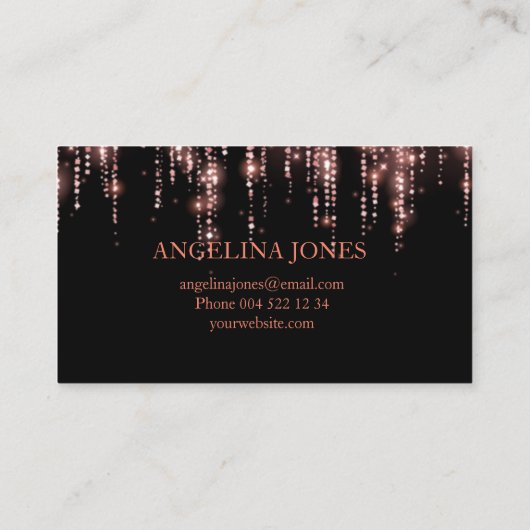 Nagel eleganten Typographie Visitenkarte 名刺 (裏面)