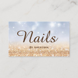 Nagel eleganten Typographie Visitenkarte 名刺