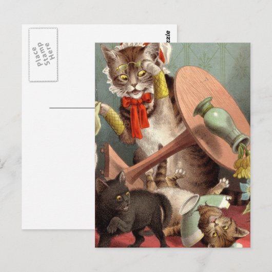 Naghty Catsはがき ポストカード (正面/裏面)