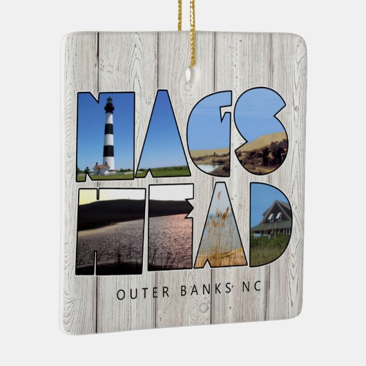 Nagsヘッド – アウターバンクNCメタルオーナメント セラミックオーナメント (右)