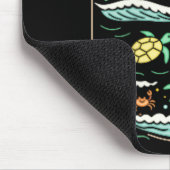 Nags Head Nc Cute Beach Vacation Sea Turtle Lover  マウスパッド (コーナー)