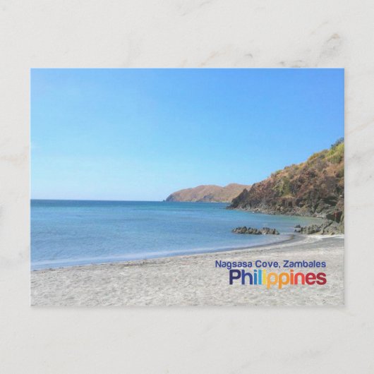Nagsasa Cove、Zambales Filipinはがき ポストカード (正面)