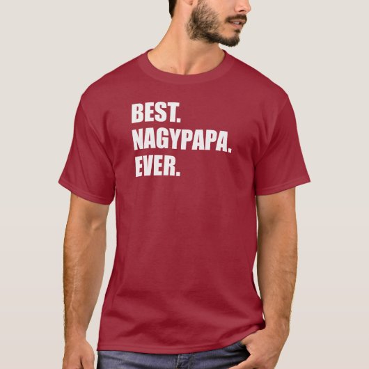 Nagypapaの最も最高のなハンガリーの祖父 Tシャツ (正面)