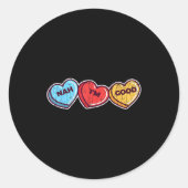 Nah Im Good Sarcastic Anti Valentines Funny Gift ラウンドシール (正面)