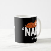 Nah My膵臓かわいいナマケモノ型1 T1D糖尿病おもしろい コーヒーマグカップ (正面右)