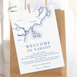NahantのOceanviewでの結婚式ウィークエンドの旅程 サンキューカード