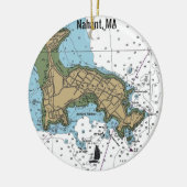 Nahant MAグラ航海のフ セラミックオーナメント (左)