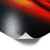 Nahaufnahme: Frau mit Zebramuster im Gesicht フォトプリント (角)