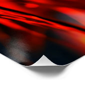 Nahaufnahme: Frau mit Zebramuster im Gesicht ポスター (コーナー)