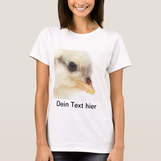 nahaufnahme kleins huhn,hühnchen,hühnerküken tシャツ (正面)
