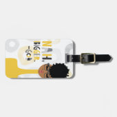 Nah'Bigger God Yellow and Gray Lagugeタグ ラゲッジタグ (正面横)