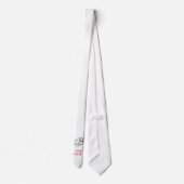 NAHSのブルドッグのタイ ネクタイ (裏面)