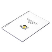 Nahum 1:7 Christian Scripture Notebook Journal ノートブック (左側)